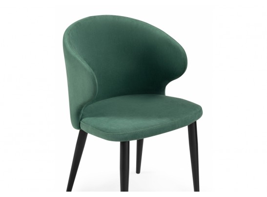 Стул на металлокаркасе Алсисар катания изумруд / черный в Каменске-Уральском