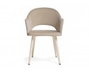 Стул на металлокаркасе Апри микровелюр 05 / бежевый глянец в Каменске-Уральском