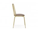 Стул на металлокаркасе Авалон бежевый велюр / золото в Каменске-Уральском