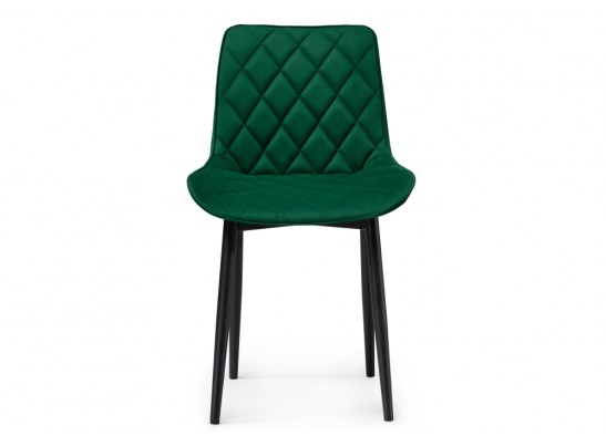 Стул на металлокаркасе Баодин Б/К зеленый / черный в Каменске-Уральском