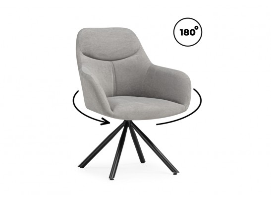 Стул на металлокаркасе Бартон 2 ткань мадера 22 / черный матовый в Каменске-Уральском