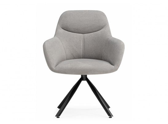 Стул на металлокаркасе Бартон 2 ткань мадера 22 / черный матовый в Каменске-Уральском