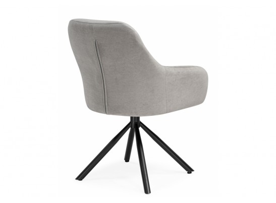 Стул на металлокаркасе Бартон 2 ткань мадера 22 / черный матовый в Каменске-Уральском