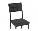 Стул на металлокаркасе Бекал черный / черный матовый в Каменске-Уральском