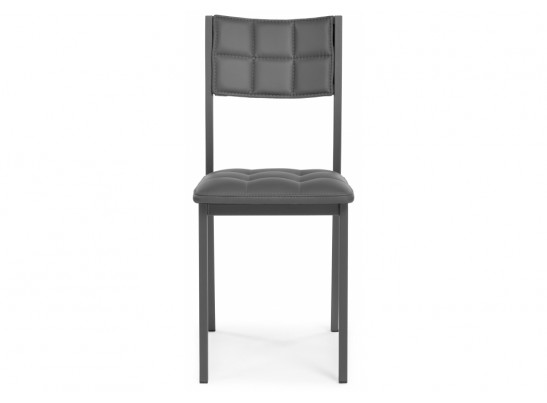 Стул на металлокаркасе Бекал темно-серый / графит в Каменске-Уральском