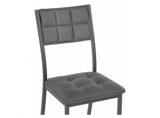 Стул на металлокаркасе Бекал темно-серый / графит в Каменске-Уральском
