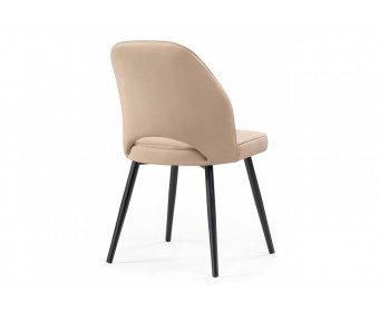 Стул на металлокаркасе Брейния velutto 05 / черный