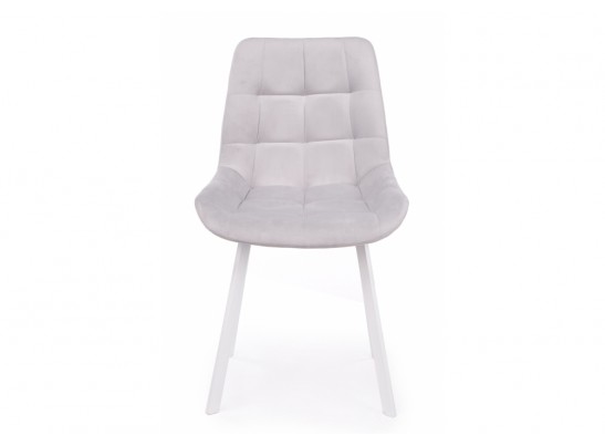 Стул на металлокаркасе Челси 360 П светло-серый (zd 960) / белый в Каменске-Уральском