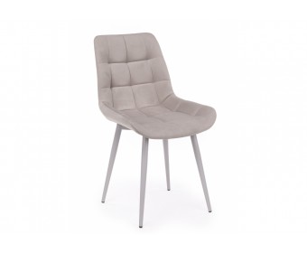 Стул на металлокаркасе Челси К латте (zd 290) / серый