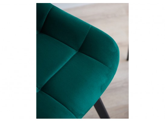 Стул на металлокаркасе Челси П зеленый (zd 667) / черный в Каменске-Уральском