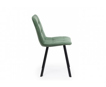 Стул на металлокаркасе Чилли фисташковый / черный