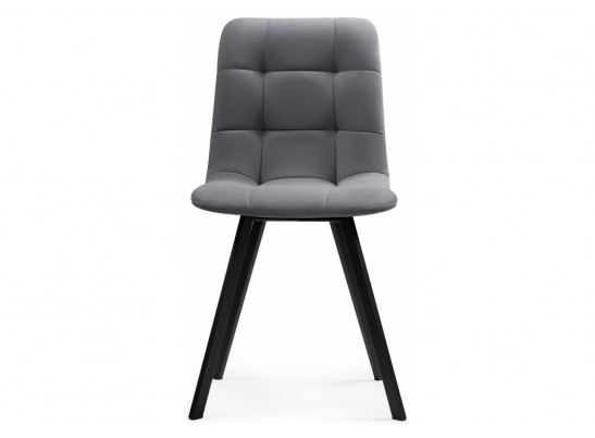 Стул на металлокаркасе Чилли темно-серый 996 / черный в Каменске-Уральском