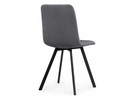 Стул на металлокаркасе Чилли темно-серый 996 / черный в Каменске-Уральском