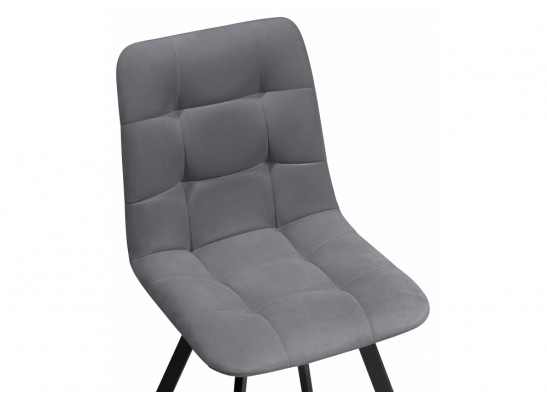 Стул на металлокаркасе Чилли темно-серый 996 / черный в Каменске-Уральском