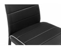 Стул на металлокаркасе DC2-001 black / white в Каменске-Уральском