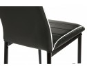 Стул на металлокаркасе DC2-001 black / white в Каменске-Уральском