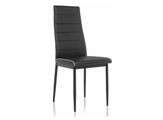 Стул на металлокаркасе DC2-001 black / white в Каменске-Уральском