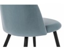 Стул на металлокаркасе Gabi 1 light blue / black в Каменске-Уральском