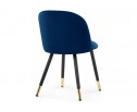 Стул на металлокаркасе Gabi dark blue / black / gold в Каменске-Уральском