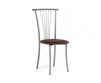 Стул на металлокаркасе Grigori горький шоколад / светлый мусс