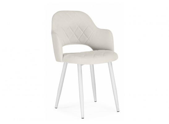 Стул на металлокаркасе Гутрид ткань RS-01 / белый в Каменске-Уральском