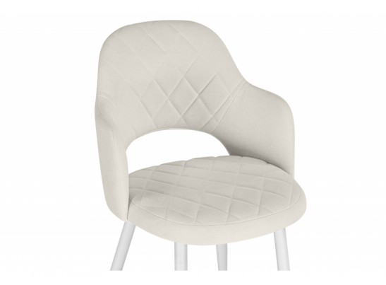 Стул на металлокаркасе Гутрид ткань RS-01 / белый в Каменске-Уральском