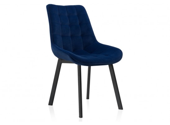 Стул на металлокаркасе Hagen dark blue в Каменске-Уральском