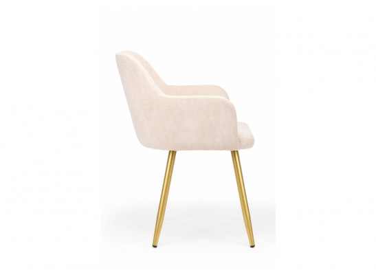 Стул на металлокаркасе Инфини 360 латте (ocean 003) / золотой в Каменске-Уральском