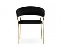 Стул на металлокаркасе Kamelia 1 black / gold в Каменске-Уральском