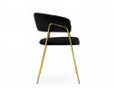 Стул на металлокаркасе Kamelia 1 black / gold в Каменске-Уральском