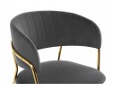Стул на металлокаркасе Kamelia grey / gold в Каменске-Уральском