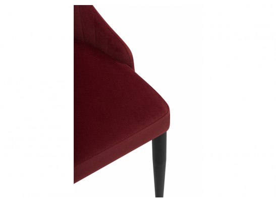 Стул на металлокаркасе Kora wine red / black в Каменске-Уральском