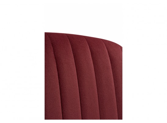 Стул на металлокаркасе Kora wine red / black в Каменске-Уральском