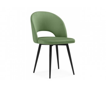 Стул на металлокаркасе Курбис фисташковый (zd 651) / черный