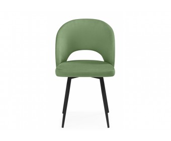 Стул на металлокаркасе Курбис фисташковый (zd 651) / черный