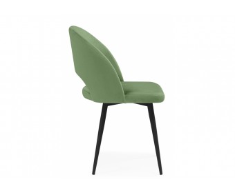 Стул на металлокаркасе Курбис фисташковый (zd 651) / черный