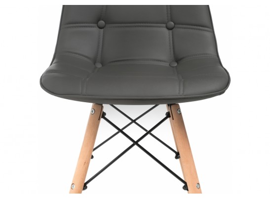 Деревянный стул Kvadro серый в Каменске-Уральском