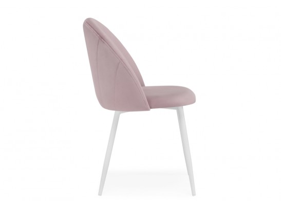 Стул на металлокаркасе Логан розовый / белый в Каменске-Уральском