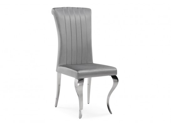 Стул на металлокаркасе Lund dark grey / steel в Каменске-Уральском