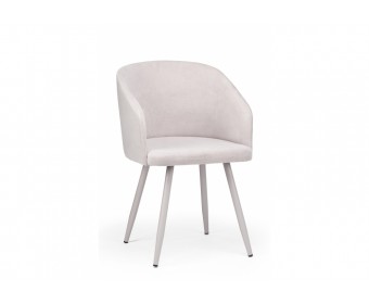 Стул на металлокаркасе Монер 360 светло-серый (glory 36) / серый