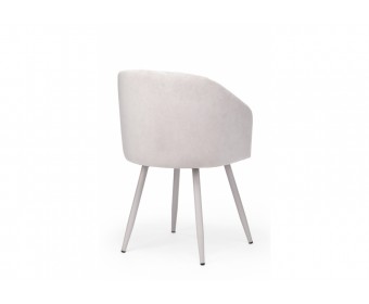 Стул на металлокаркасе Монер 360 светло-серый (glory 36) / серый