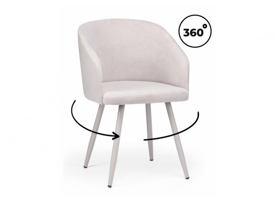 Стул на металлокаркасе Монер 360 светло-серый (glory 36) / серый в Каменске-Уральском