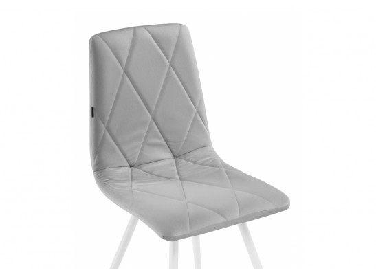 Стул на металлокаркасе Персея velutto 52 / белый в Каменске-Уральском