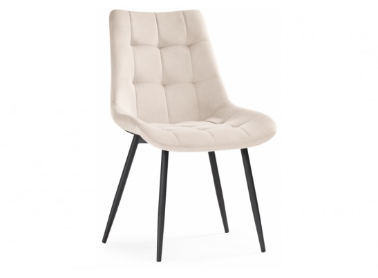 Стул на металлокаркасе Sidra beige / black в Каменске-Уральском