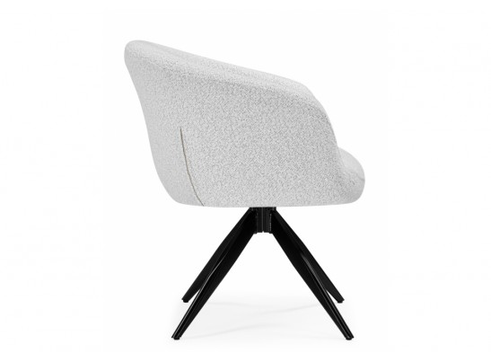 Стул на металлокаркасе Solomon 1 вращающийся светло-бежевый / черный в Каменске-Уральском