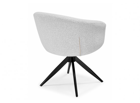 Стул на металлокаркасе Solomon 1 вращающийся светло-бежевый / черный в Каменске-Уральском