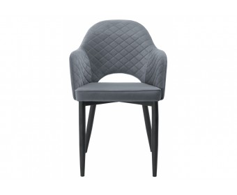 Стул на металлокаркасе Vener black / gray