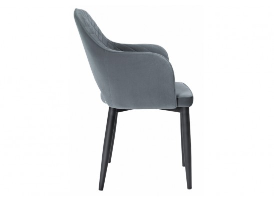 Стул на металлокаркасе Vener black / gray в Каменске-Уральском