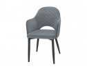 Стул на металлокаркасе Vener black / gray в Каменске-Уральском