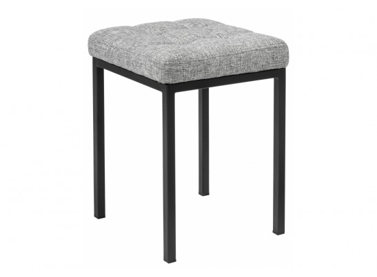 Табурет Байя рогожка графит / черный матовый в Каменске-Уральском